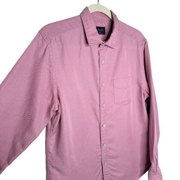 UNTUCKit Harken Pink Linen/Tencel Button Up Pocket Shirt, M - Picture 3 of 9